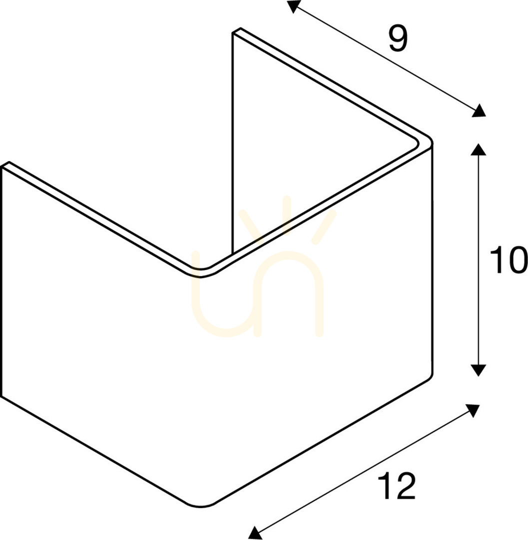 Kijelző SLV MANA 12 fehér alumínium lámpaernyő 12 × 9 × 10 cm 1000618 SLV MANA 12 fehér alumínium lámpaernyő 12 × 9 × 10 cm 1000618