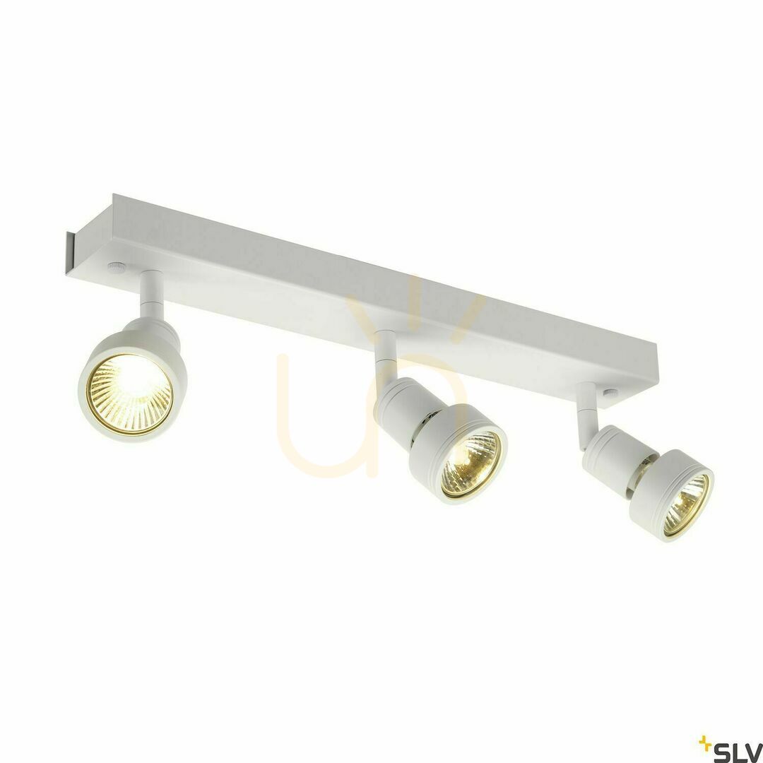 Kilátás Süllyesztett lámpatest SLV PURI 3 fehér GU10 50W 147381 Süllyesztett lámpatest SLV PURI 3 fehér GU10 50W 147381