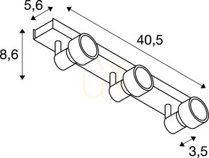 Süllyesztett lámpatest SLV PURI 3 fehér GU10 50W 147381 3 Süllyesztett lámpatest SLV PURI 3 fehér GU10 50W 147381 small 3