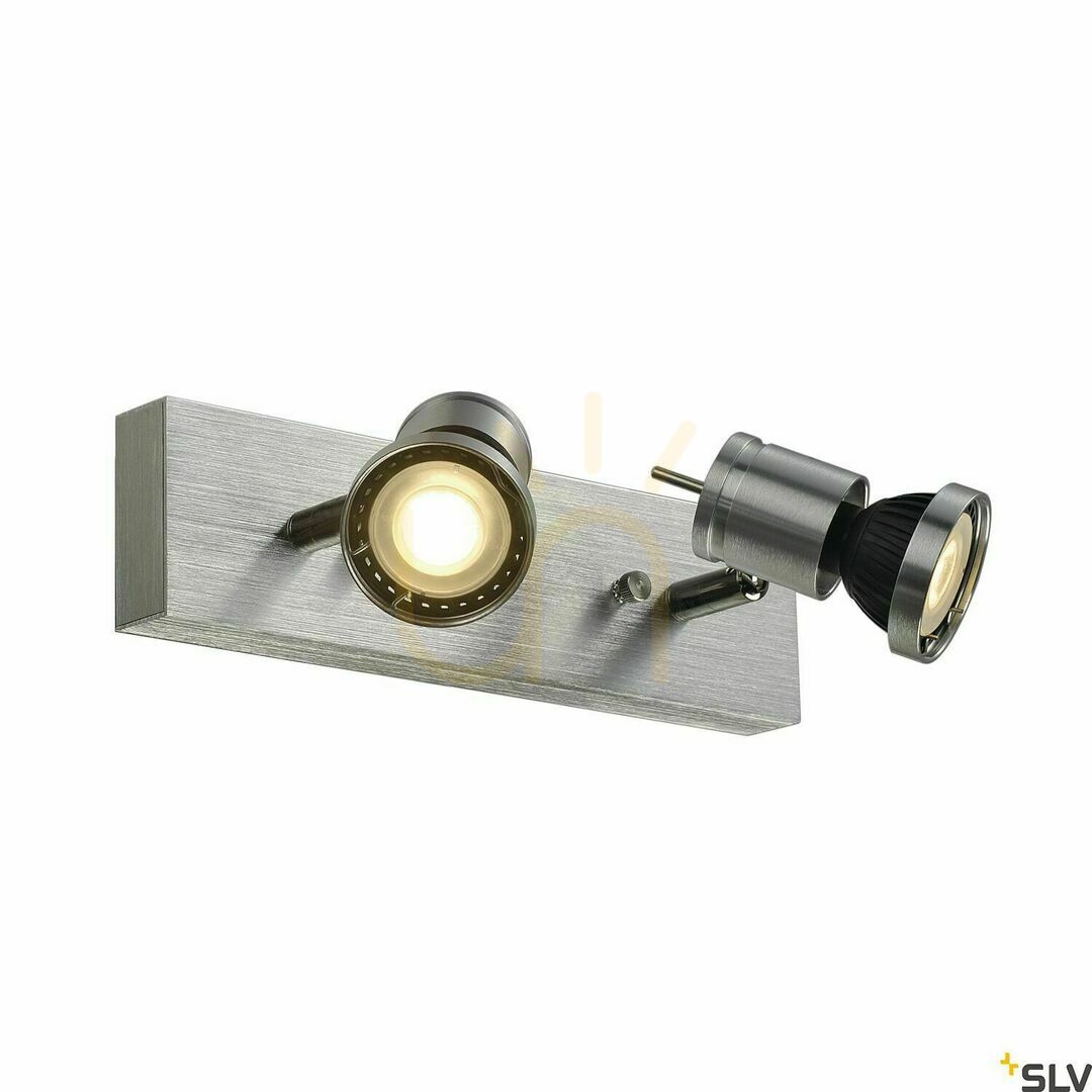 Jelölje be Süllyesztett lámpatest SLV ASTO 2 alumínium GU10 75W 147442 Süllyesztett lámpatest SLV ASTO 2 alumínium GU10 75W 147442