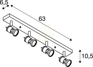 Süllyesztett lámpatest SLV ASTO 4 alumínium GU10 75W 230V 147444 3 Süllyesztett lámpatest SLV ASTO 4 alumínium GU10 75W 230V 147444 small 3