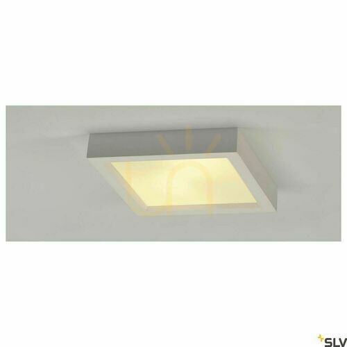 Jelölje be Mennyezeti lámpa SLV PLASTRA 104 fehér gipsz 2x E27 max. 25W 25x25 cm 148002