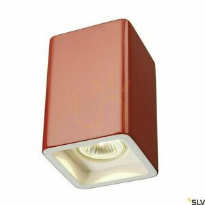 SLV PLASTRA 148004 fehér gipsz mennyezeti lámpa GU10 35 W 9 × 9 × 13,5 cm small 1