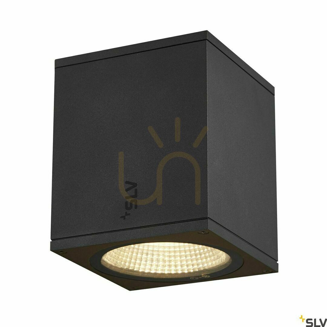 Jelölje be Kültéri mennyezeti lámpa SLV ENOLA Square M antracit 11W IP65 1003421 Kültéri mennyezeti lámpa SLV ENOLA Square M antracit 11W IP65 1003421