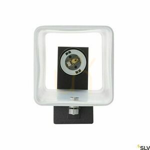 SLV QUADRASS 1003430 fekete fali lámpa opálüveggel E27 small 1