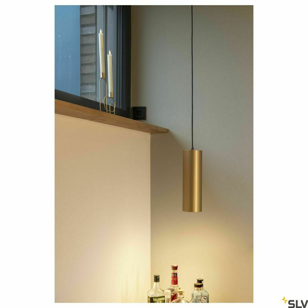 Kilátás Függőlámpa SLV ENOLA arany alumínium E27 60W IP20 149387 Függőlámpa SLV ENOLA arany alumínium E27 60W IP20 149387