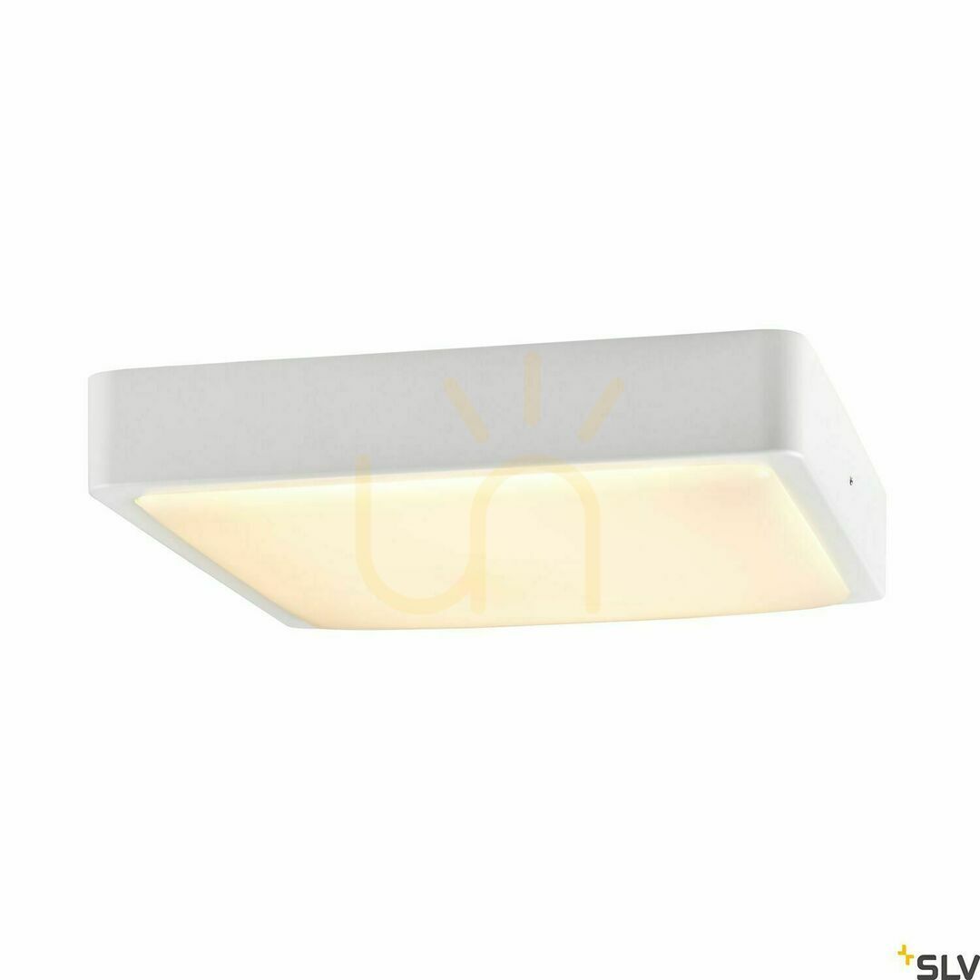 Előnézet Kültéri fali lámpa SLV AINOS Square fehér 17W 1300lm IP65 1003449 Kültéri fali lámpa SLV AINOS Square fehér 17W 1300lm IP65 1003449