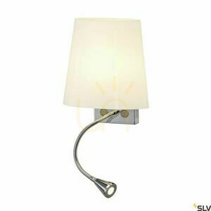 Fali lámpa SLV COUPA FLEX króm/üveg LED 3.4W 3000K 149452 1 Fali lámpa SLV COUPA FLEX króm/üveg LED 3.4W 3000K 149452 small 1