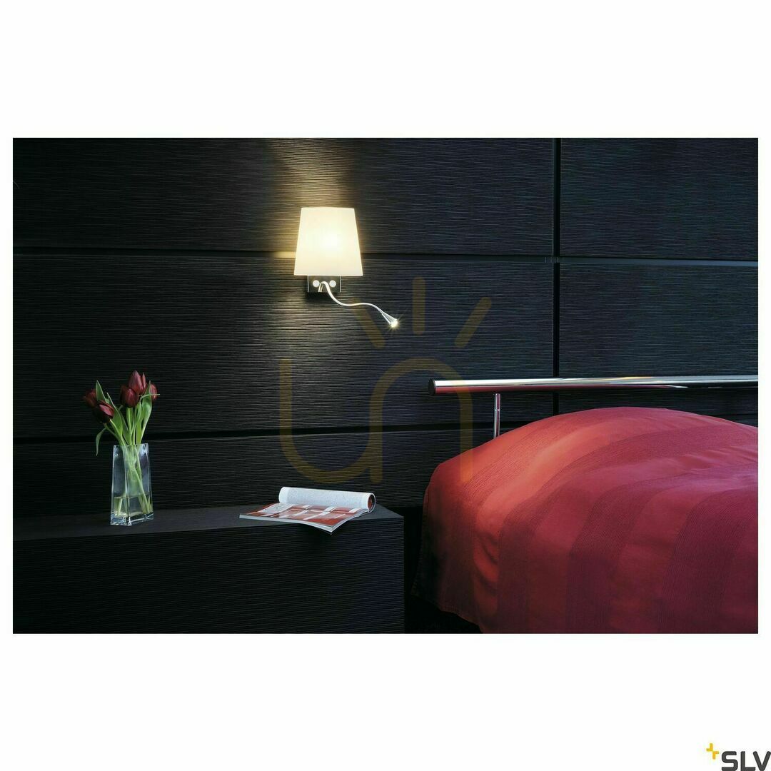 Kijelző Fali lámpa SLV COUPA FLEX króm/üveg LED 3.4W 3000K 149452 Fali lámpa SLV COUPA FLEX króm/üveg LED 3.4W 3000K 149452
