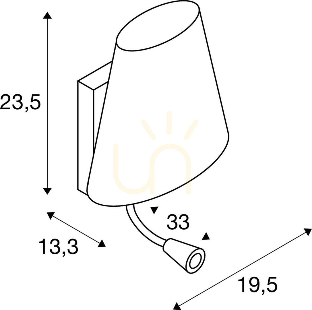 Kilátás Fali lámpa SLV COUPA FLEX króm/üveg LED 3.4W 3000K 149452 Fali lámpa SLV COUPA FLEX króm/üveg LED 3.4W 3000K 149452