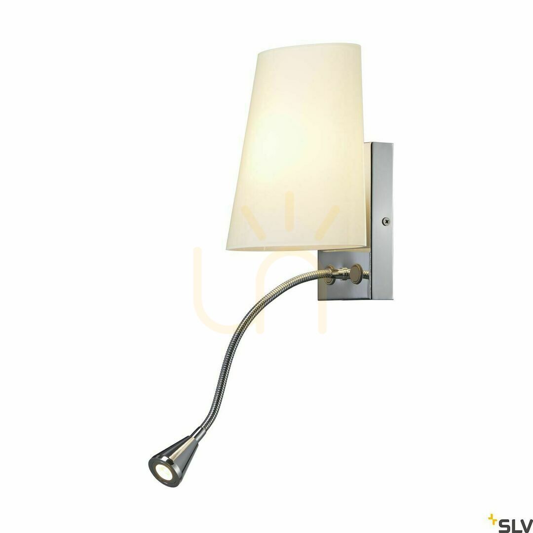 Jelölje be Fali lámpa SLV COUPA FLEX króm/üveg LED 3.4W 3000K 149452 Fali lámpa SLV COUPA FLEX króm/üveg LED 3.4W 3000K 149452