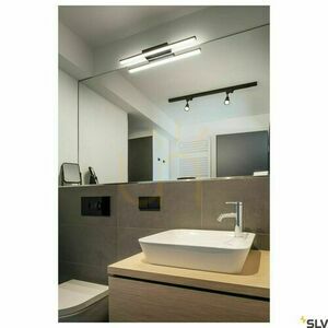 Fali lámpa SLV GLENOS II 60 fekete tükörlámpa 12W 1003506 small 4