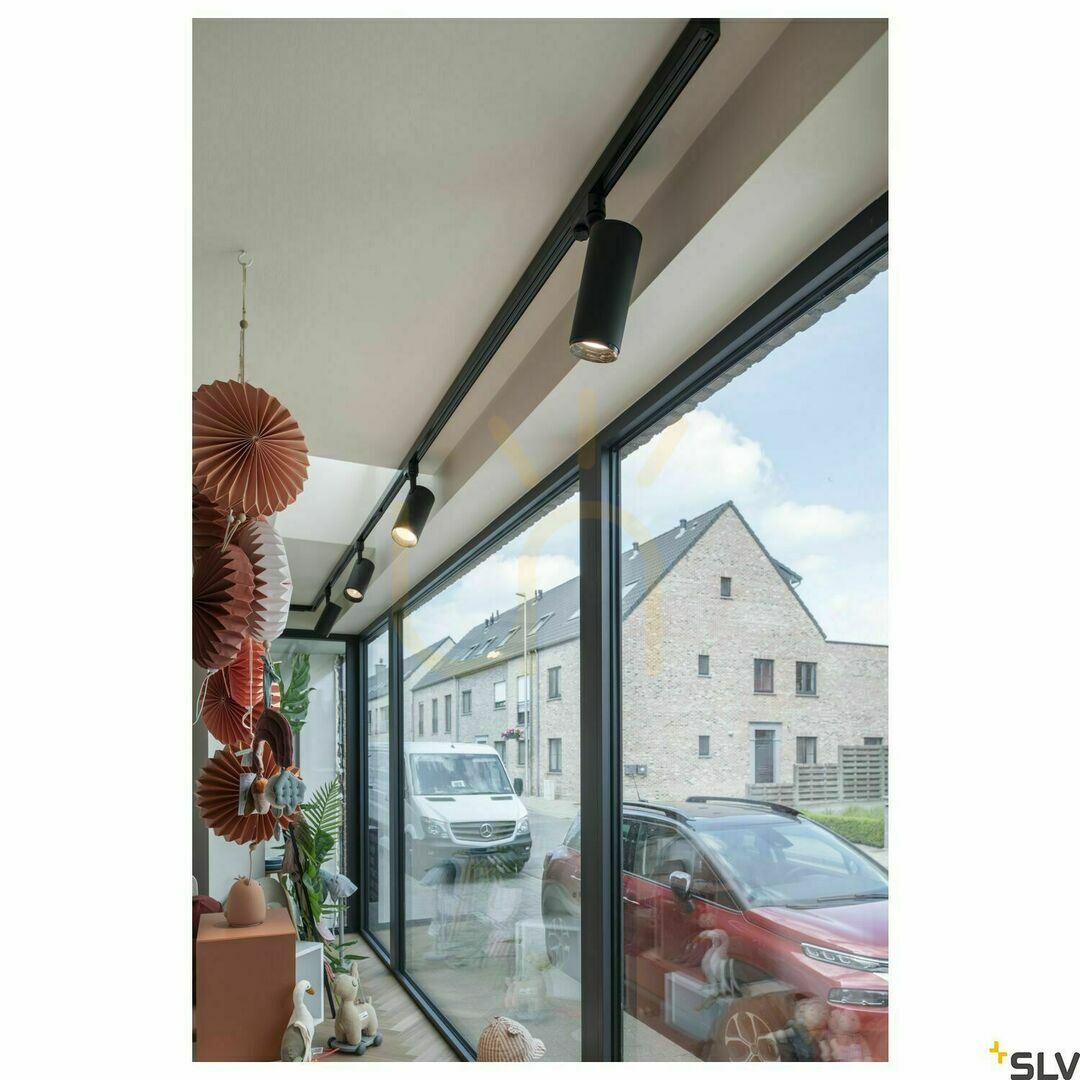 Előadás Sínes LED spotlámpa SLV NUMINOS Phase M fekete 20,1W 3000K 3-fázisú 1004178 Sínes LED spotlámpa SLV NUMINOS Phase M fekete 20,1W 3000K 3-fázisú 1004178