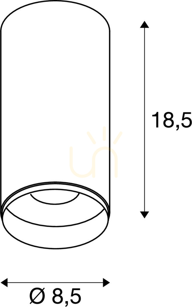 Kijelző Mennyezeti lámpa SLV NUMINOS CL PHASE M fehér-fekete 20,1W 2700K 1925lm 1004222 Mennyezeti lámpa SLV NUMINOS CL PHASE M fehér-fekete 20,1W 2700K 1925lm 1004222