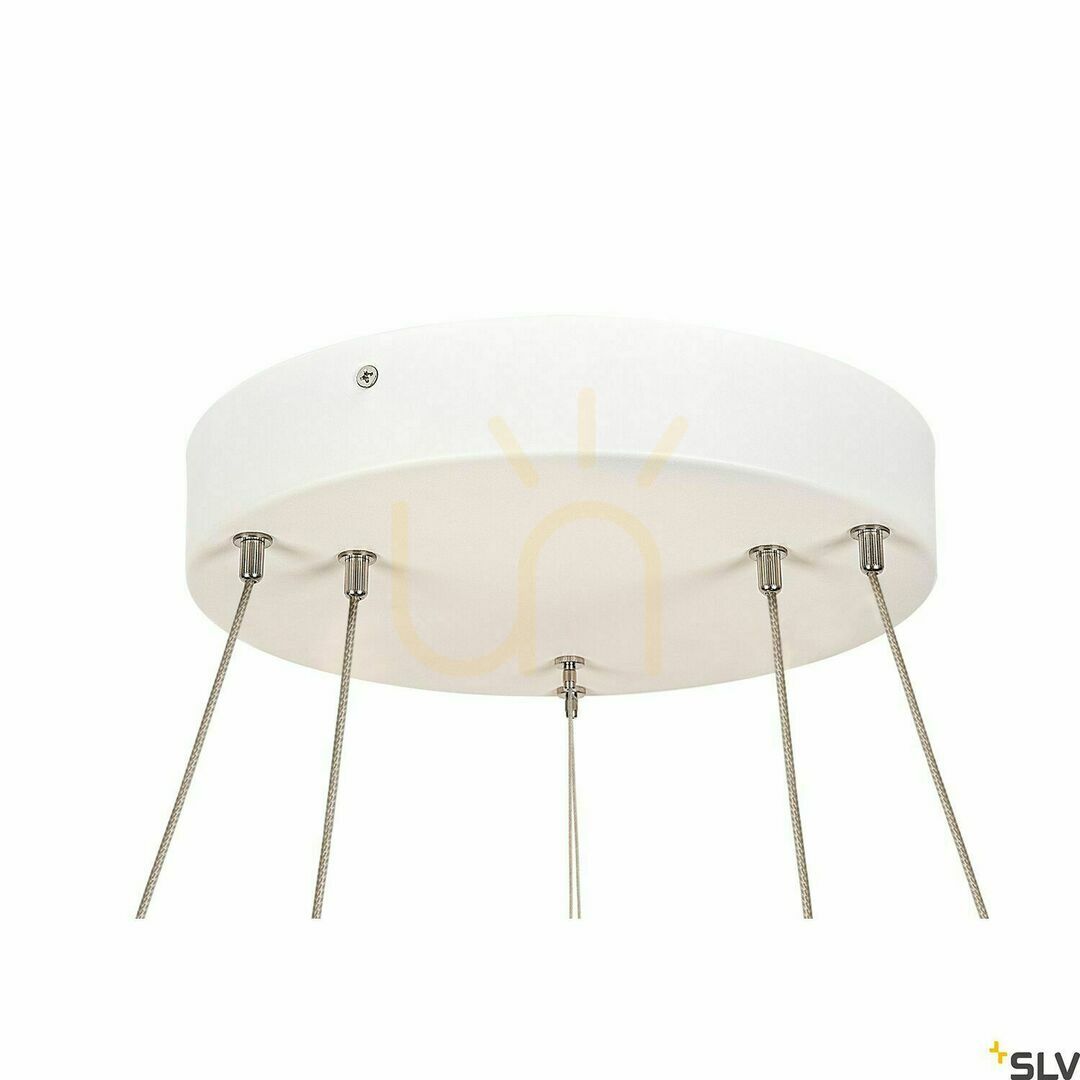 Előnézet Függőlámpa SLV ONE DOUBLE PD fehér 60 cm 35W 2700/3000K 1004766 Függőlámpa SLV ONE DOUBLE PD fehér 60 cm 35W 2700/3000K 1004766