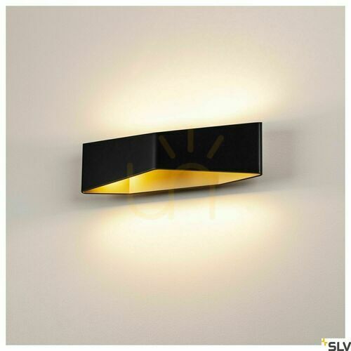 Jelölje be CARISO WL-4 fali lámpa fekete/arany LED 21 W Dim-to-Warm SLV 151740