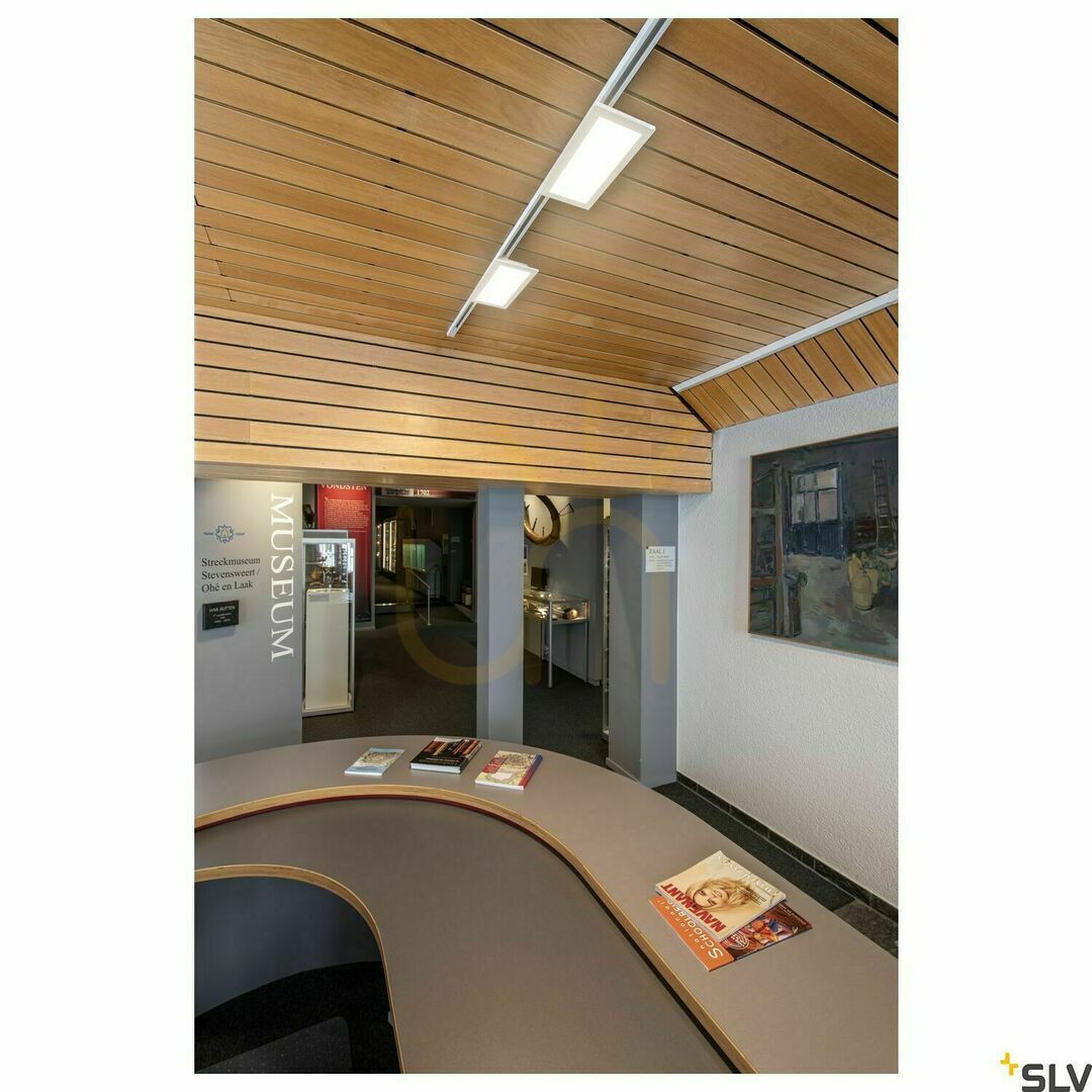 Kijelző Sínes LED lámpa SLV PANEL 18W 3000K fehér 150x300 mm 1004934 Sínes LED lámpa SLV PANEL 18W 3000K fehér 150x300 mm 1004934
