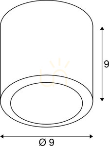 Mennyezeti lámpa SLV OCULUS CL fehér 11W Dim-to-Warm 9 cm 1004667 small 4