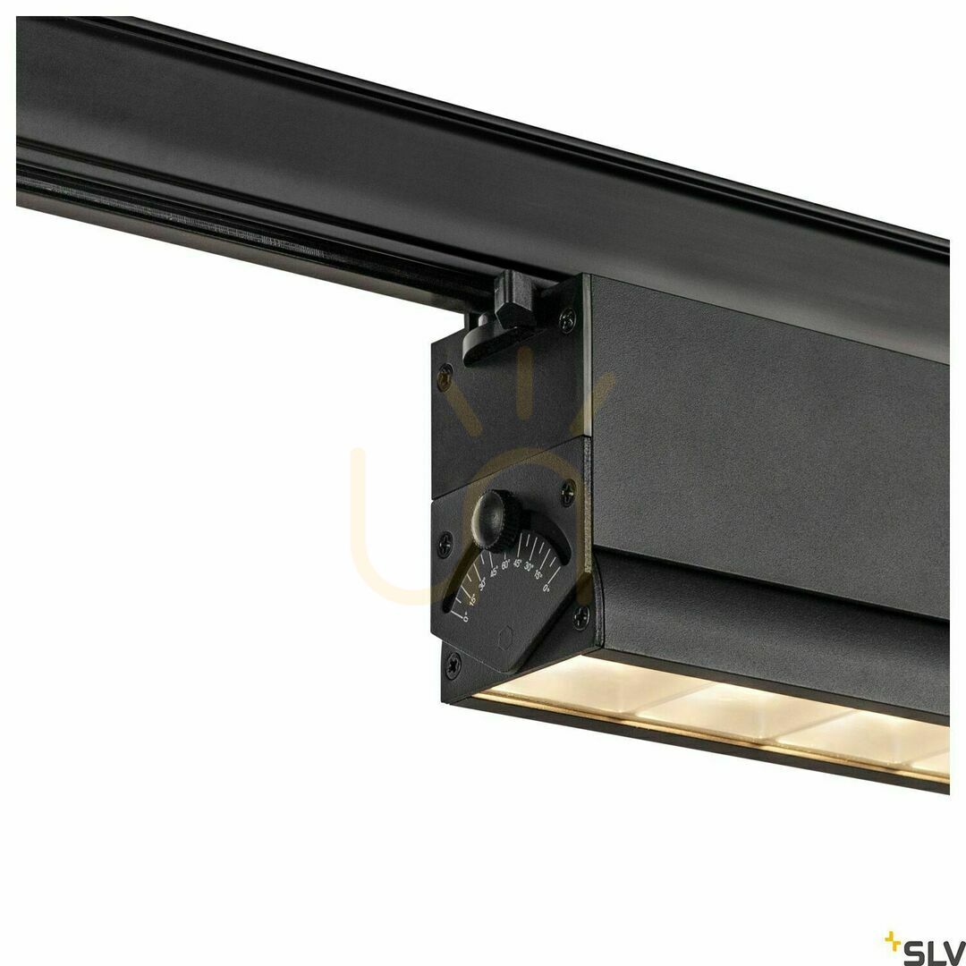 Kilátás Sínes lámpa SLV SIGHT MOVE fekete 26W 3000K 2700lm 3 fázisú 1004686 Sínes lámpa SLV SIGHT MOVE fekete 26W 3000K 2700lm 3 fázisú 1004686