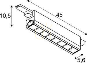Sínes lámpa SLV SIGHT MOVE DALI fehér 29W 3000K 2700lm 3 fázisú 1004691 5 Sínes lámpa SLV SIGHT MOVE DALI fehér 29W 3000K 2700lm 3 fázisú 1004691 small 5