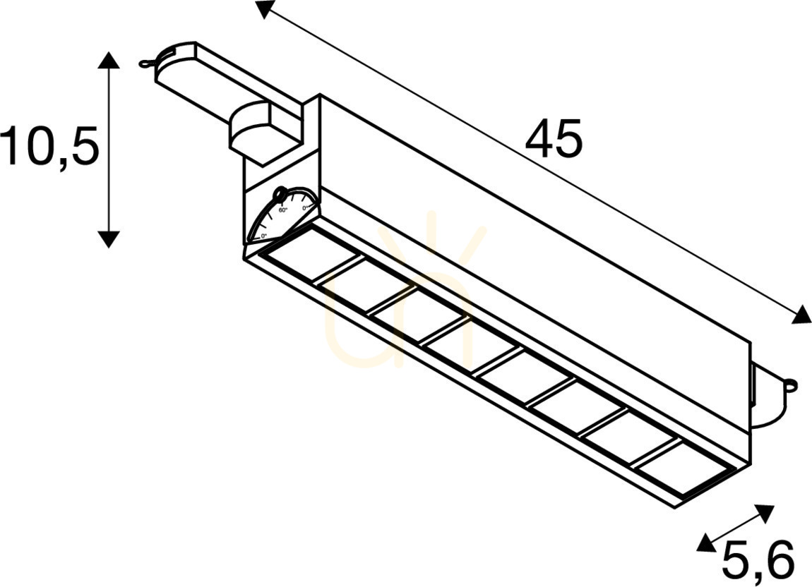 Jelölje be Sínes lámpa SLV SIGHT MOVE DALI fehér 29W 3000K 2700lm 3 fázisú 1004691 Sínes lámpa SLV SIGHT MOVE DALI fehér 29W 3000K 2700lm 3 fázisú 1004691