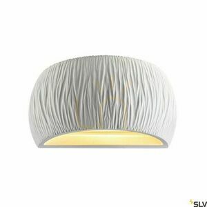 Felületre szerelhető lámpa SLV PLASTRA WL Curved Cutrain fehér gipsz 1004732 small 2