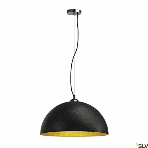Jelölje be Függőlámpa SLV FORCHINI PD-1 fekete-arany 40W E27 50 cm 155530
