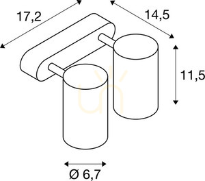 Süllyesztett lámpatest SLV ENOLA fekete GU10 50W 230V 152020 2 Süllyesztett lámpatest SLV ENOLA fekete GU10 50W 230V 152020 small 2