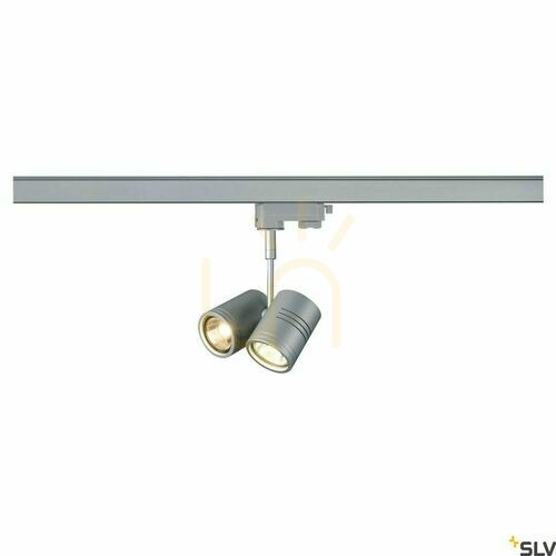 Jelölje be Pálya lámpa SLV BIMA 2 szürke GU10 50W 3-fázisú 152232