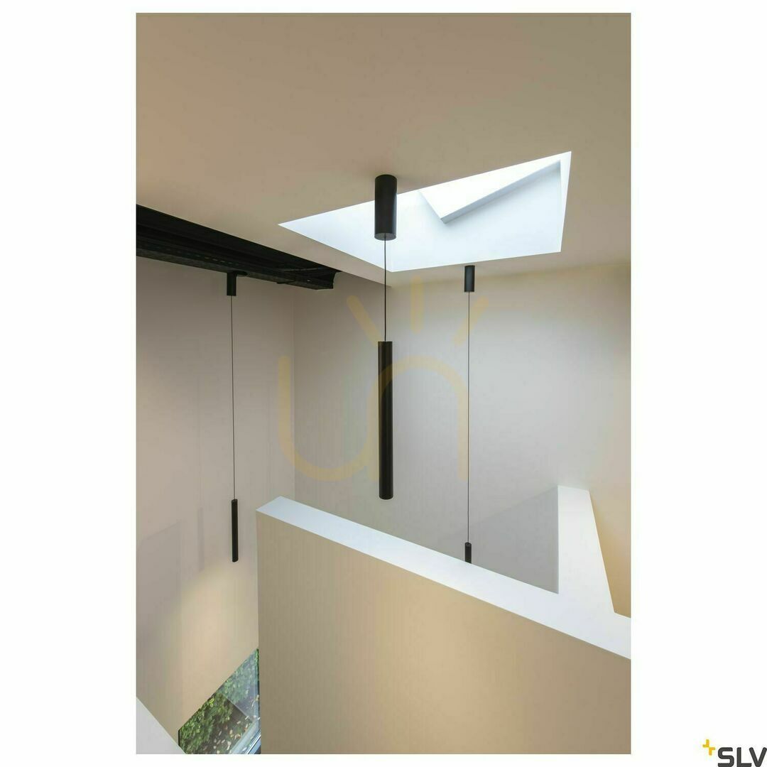 Kijelző Függőlámpa SLV HELIA 40 fekete alumínium LED 10W 3000K 152370 Függőlámpa SLV HELIA 40 fekete alumínium LED 10W 3000K 152370