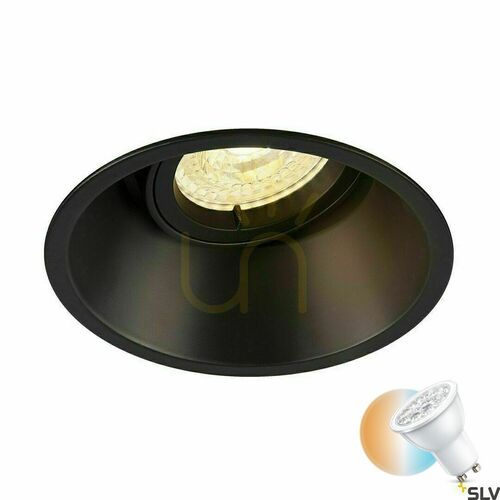 Jelölje be Süllyesztett lámpatest SLV HORN-T fekete alumínium 25W 230V 113140