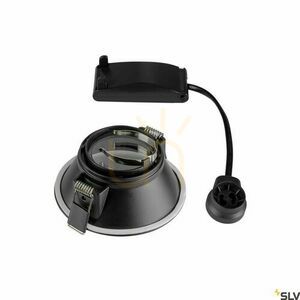 Süllyesztett lámpatest SLV HORN fekete alumínium 25W 230V 103 mm 113160 small 1