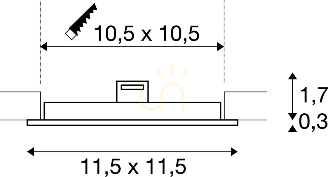 Jelölje be Süllyesztett LED lámpatest SLV SENSER 12 fehér 6,5W 3000K 1003011 Süllyesztett LED lámpatest SLV SENSER 12 fehér 6,5W 3000K 1003011