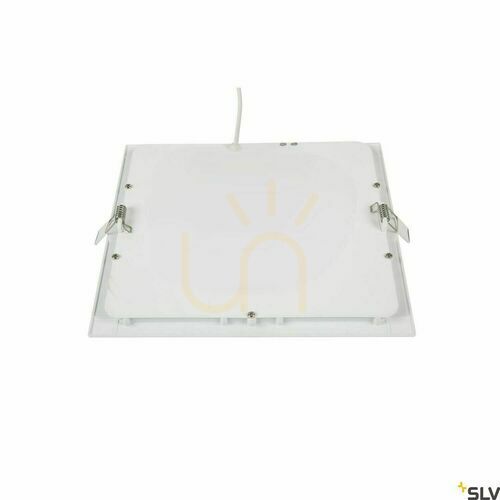 Jelölje be SLV SENSER 24 négyzetes süllyesztett lámpa, LED 13 W, 1140 lm, 3000 K, fehér, 21,5 × 21,5 cm, 1003013
