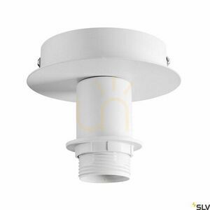 Mennyezeti lámpa SLV FENDA fehér acél E27 12 cm 155551 small 1