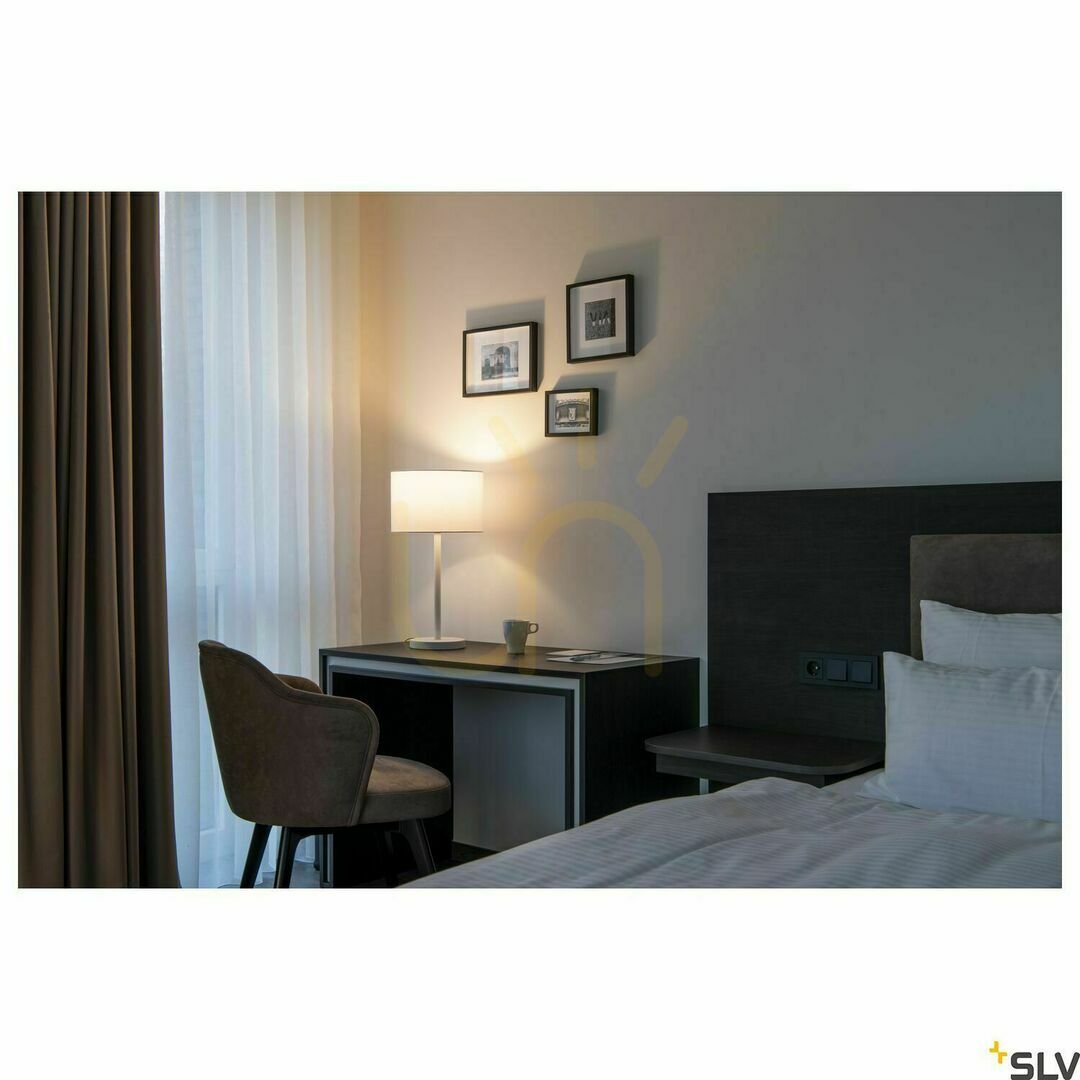 Előadás Textil lámpaernyő SLV FENDA fehér 30 cm 155582 Textil lámpaernyő SLV FENDA fehér 30 cm 155582