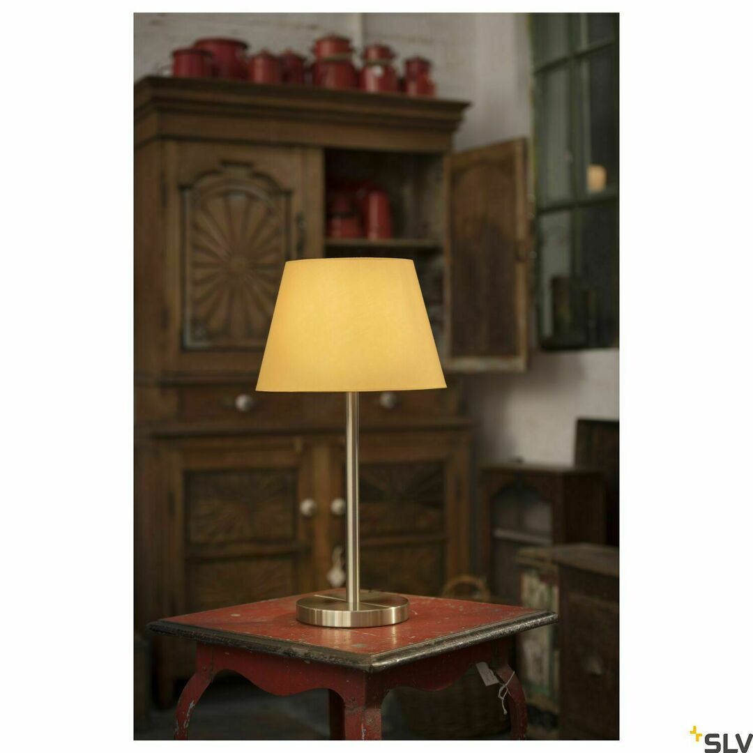 Jelölje be Asztali lámpa SLV FENDA szürke E27 60W 155785 Asztali lámpa SLV FENDA szürke E27 60W 155785