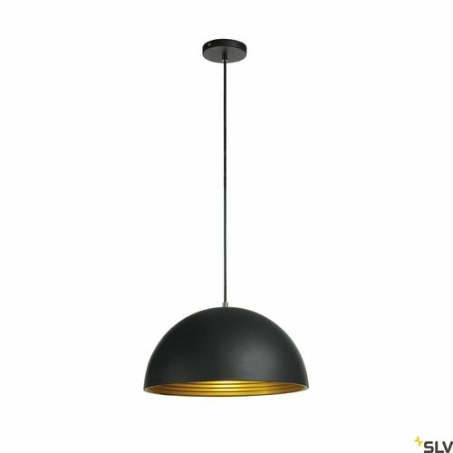 Jelölje be Függőlámpa SLV FORCHINI M PD-2 fekete-arany 40 cm E27 40W 155910