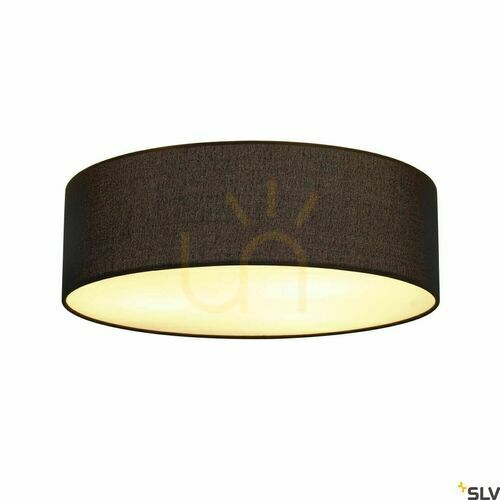 Jelölje be Mennyezeti lámpa SLV TENORA CL-1 fekete textil 50 cm E27 156050