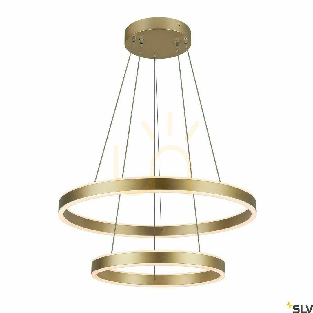 Kilátás Függőlámpa SLV ONE Double Phase sárgaréz 60 cm 35W 2700/3000K 1005178 Függőlámpa SLV ONE Double Phase sárgaréz 60 cm 35W 2700/3000K 1005178