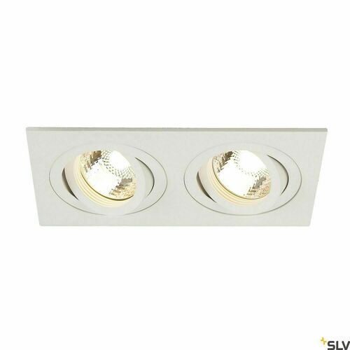Jelölje be Süllyesztett lámpatest SLV NEW TRIA 2 fehér GU10 2x50W 230V 113512
