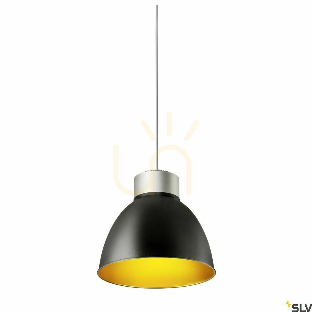 Kilátás Függőlámpa SLV PARA DOME E27 szürke alumínium 150 W IP20 1005215 Függőlámpa SLV PARA DOME E27 szürke alumínium 150 W IP20 1005215