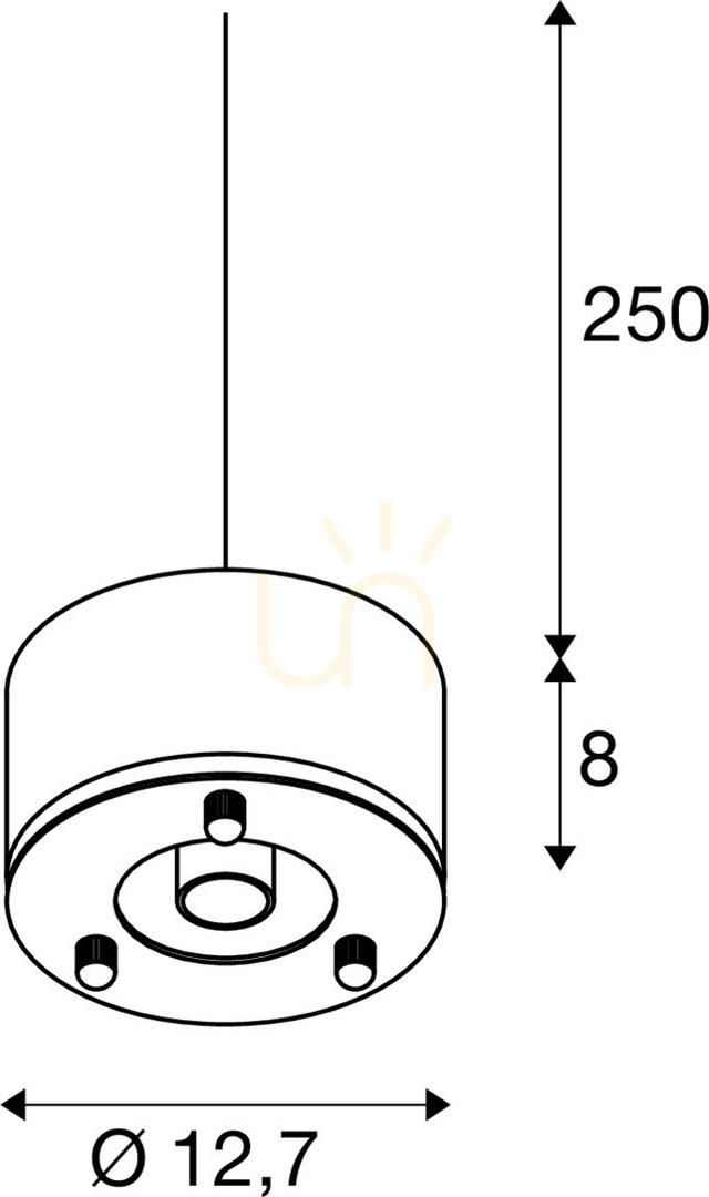 Kijelző Függőlámpa SLV PARA DOME E27 szürke alumínium 150 W IP20 1005215 Függőlámpa SLV PARA DOME E27 szürke alumínium 150 W IP20 1005215