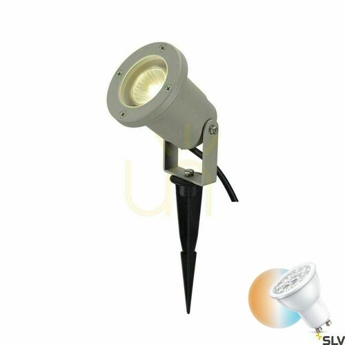 Jelölje be Kültéri spotlámpa SLV NAUTILUS SPIKE szürke alumínium IP65 35W 227418