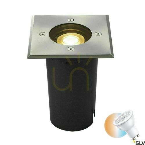 Jelölje be Beépíthető kültéri lámpa SLV SOLASTO 120 rozsdamentes acél IP67 GU10 227684