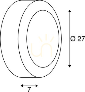 Kültéri fali lámpa SLV BULAN szürke alumínium-üveg IP44 27 cm 229072 4 Kültéri fali lámpa SLV BULAN szürke alumínium-üveg IP44 27 cm 229072 small 4