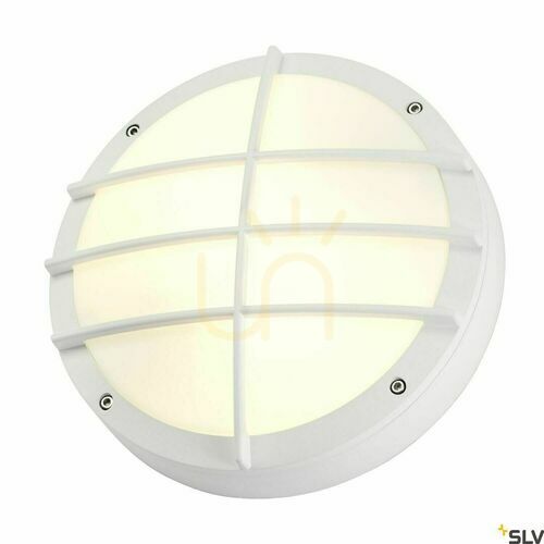 Jelölje be Kültéri fali lámpa SLV BULAN GRID fehér 27,5 cm IP55 25W 229081
