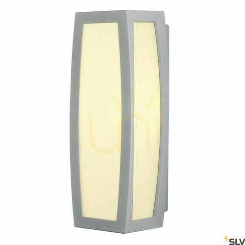 Jelölje be Kültéri fali lámpa SLV MERIDIAN BOX szürke mozgásérzékelős IP54 25W 230084
