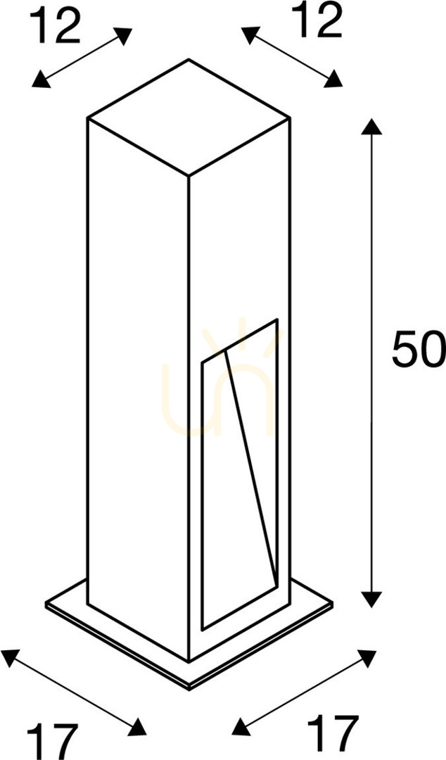 Kilátás Kültéri állólámpa SLV ARROCK STONE bazalt szürke 9W 3000K IP44 231370 Kültéri állólámpa SLV ARROCK STONE bazalt szürke 9W 3000K IP44 231370
