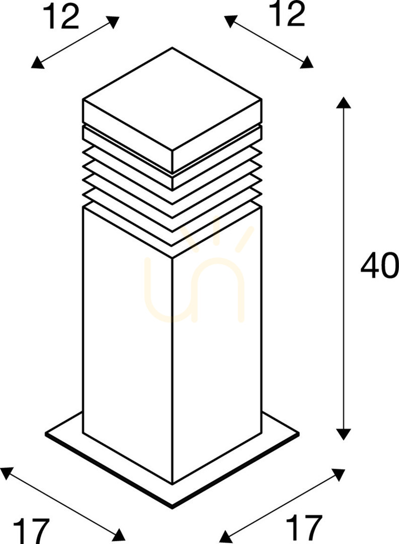 Kijelző Kültéri állólámpa SLV ARROCK Granite 231410, gránit, IP44, 40 cm Kültéri állólámpa SLV ARROCK Granite 231410, gránit, IP44, 40 cm